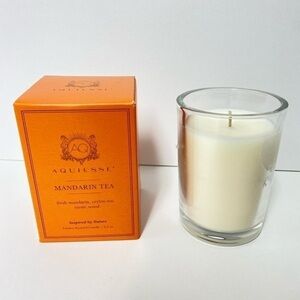 AQUIESSE -MANDARIN TEA - LUXURY SCENTED SOY WAX CANDLE 6.5 OZ BRAND NEW IN BOX